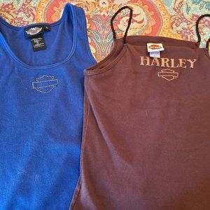 Set of 2 Harley Davidson women's tank tops size xl